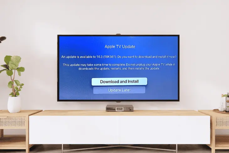 update the apple tv firmware