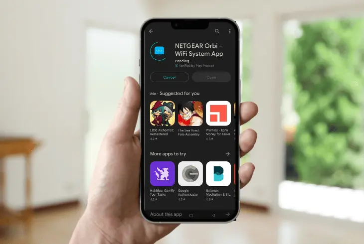 update the orbi application