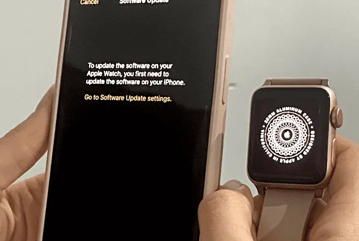 update your apple watch ios device