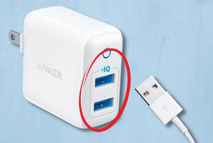 use a different anker port