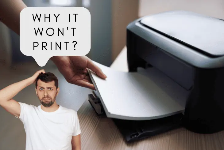 why canon mg3620 won't print