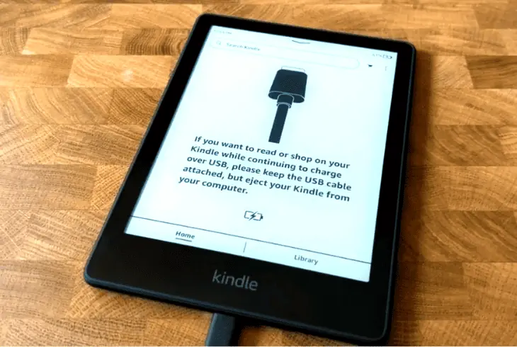 why is kindle charging but not recognized by my pc
