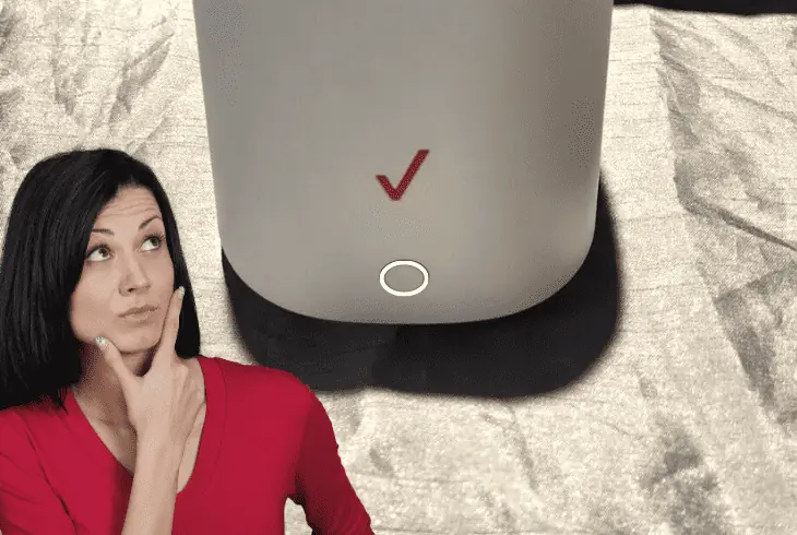 why is my verizon fios router blinking white