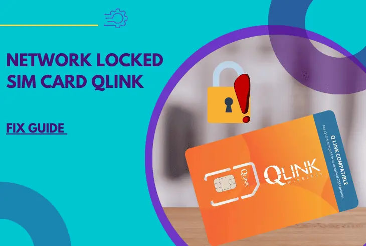 network locked sim card qlink