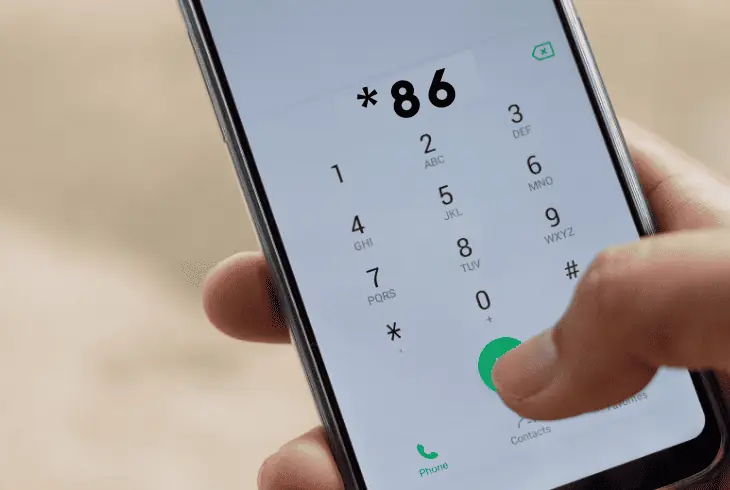 check the voicemails manually