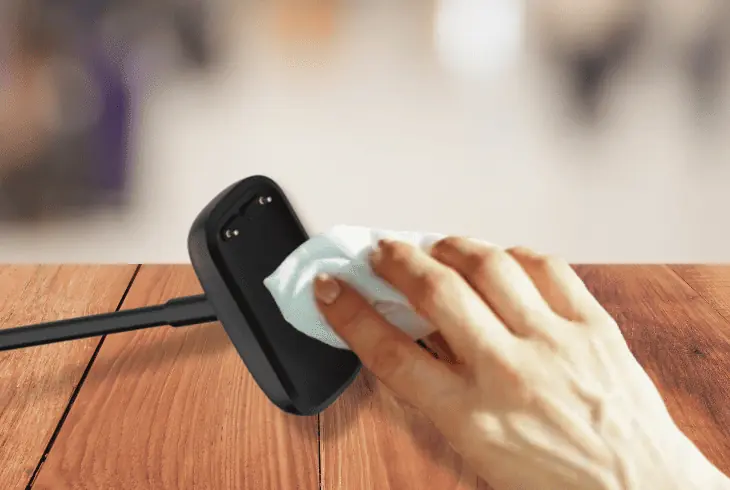 clean all charging surfaces