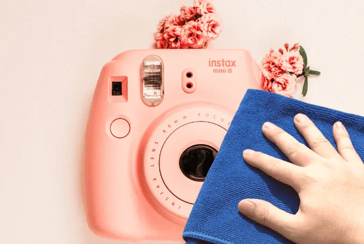 clean the instax camera lens