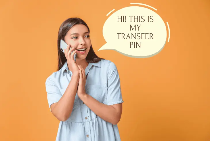 complete the transfer process