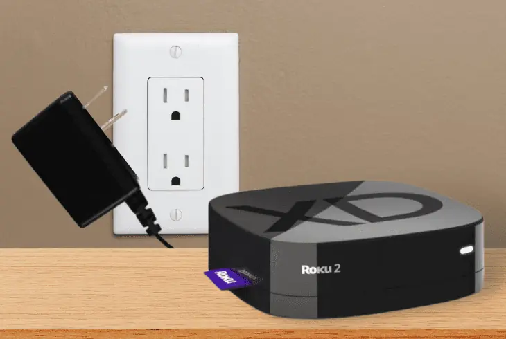 connect roku to a power outlet