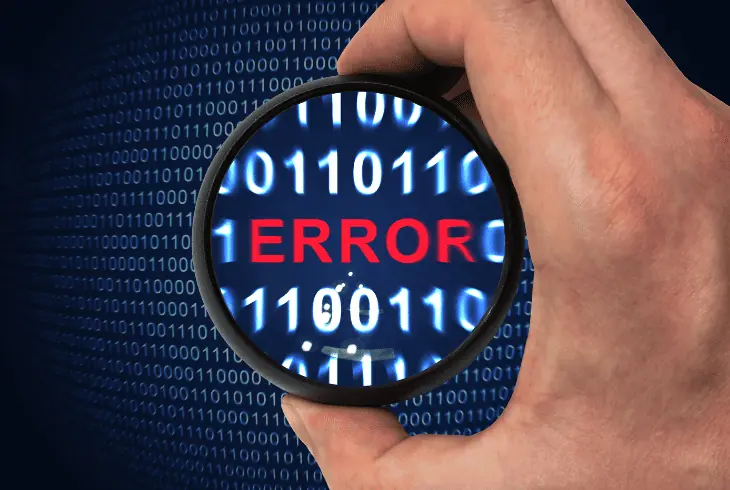 decipher any shown error codes