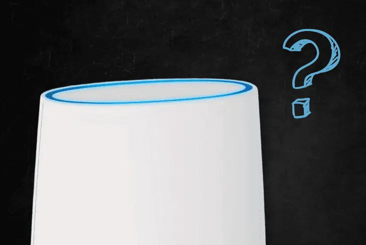 does orbi satellite ring led lights stay on