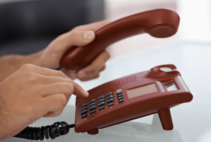 enable the landline handset ringer