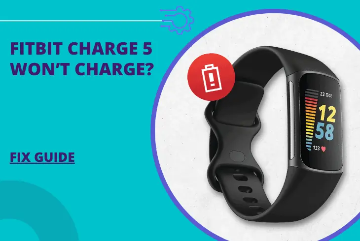 fitbit charge 5 won't charge