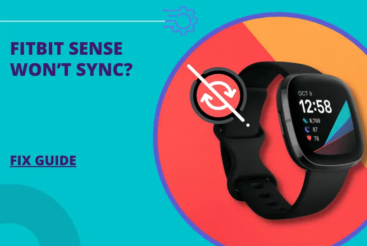 my fitbit sense won't sync