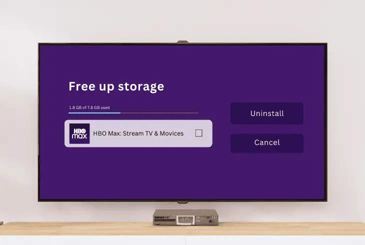 free some available roku storage