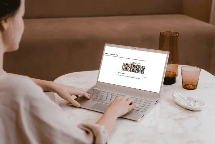 get a prepaid return label
