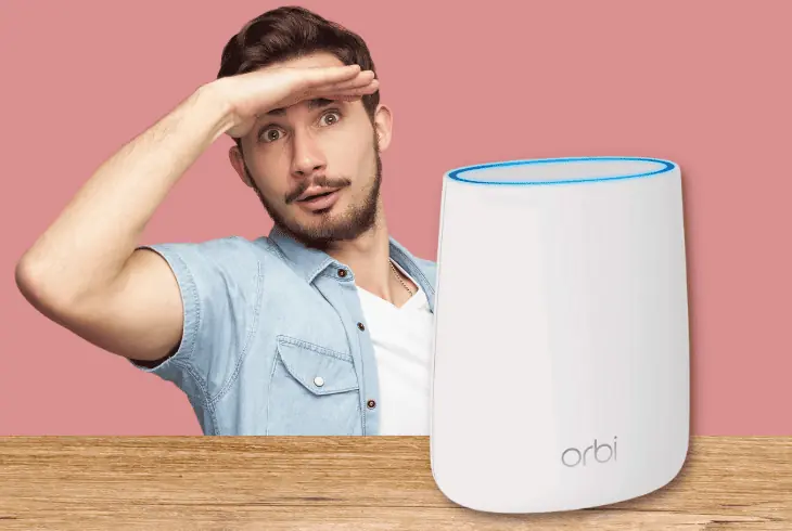 how do you tell if orbi satellite is connected