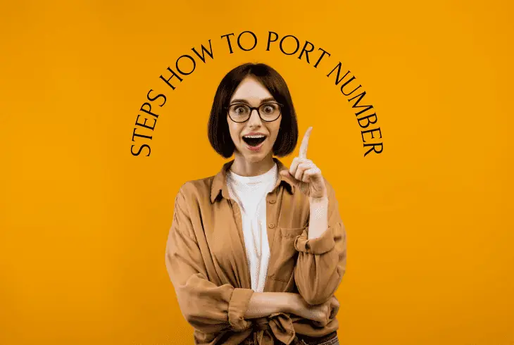 steps how to port number to visible