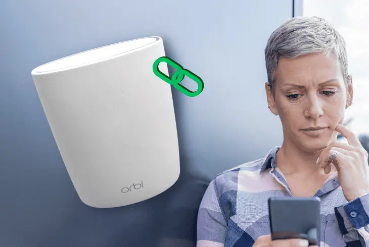how to tell if device is connected to orbi