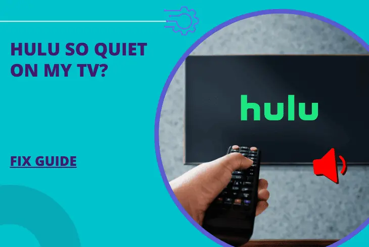 why is hulu so quiet on my tv