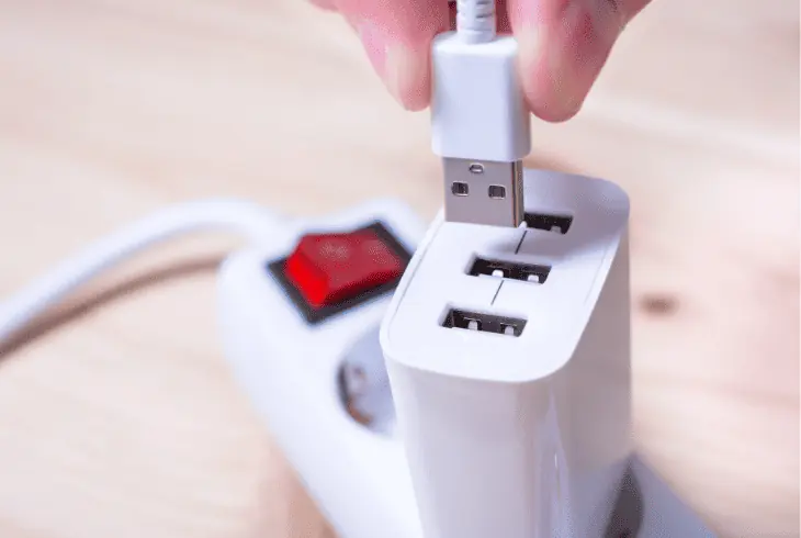 power cycle the charger