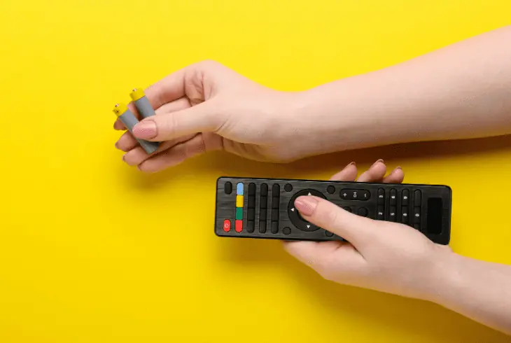 replace the remote's battery