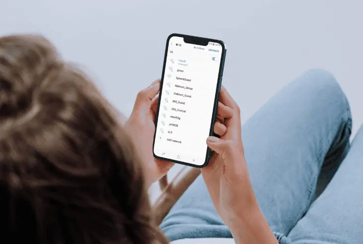scan and find the wifi settings