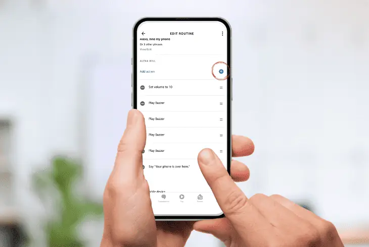 set up an alexa routine