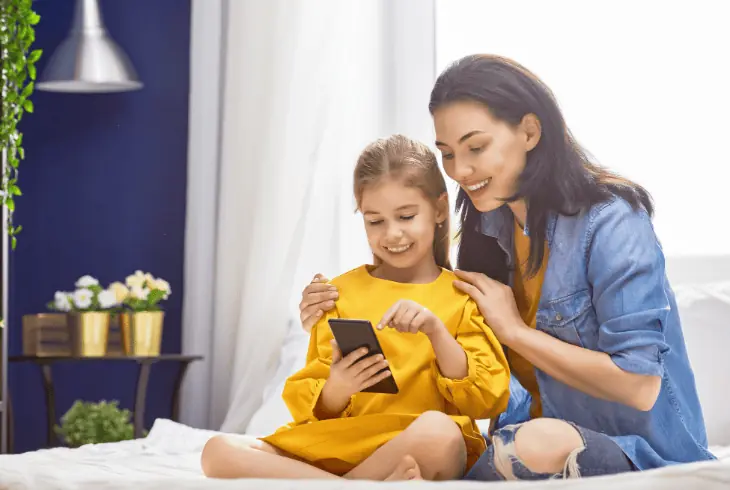 set up a child phone