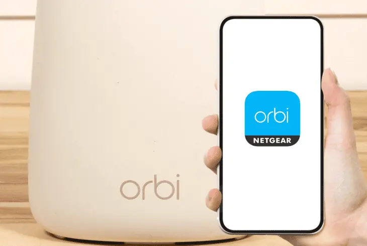 setup the orbi app and orbi router
