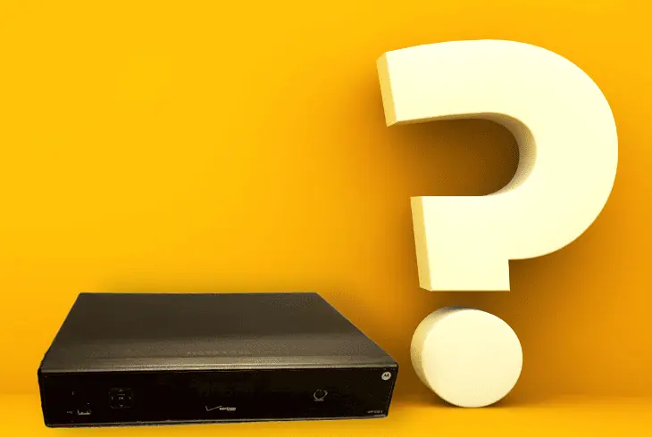 why verizon fios set top box has no data connectivity