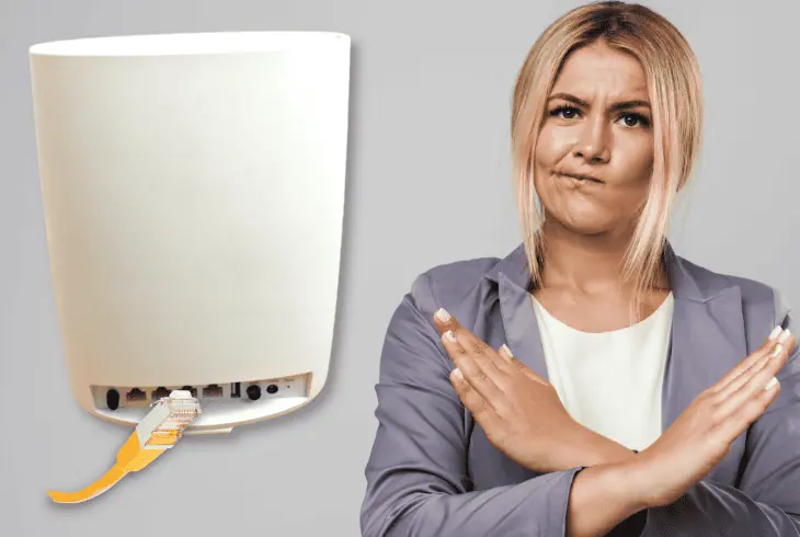 why is orbi satellite with ethernet not working