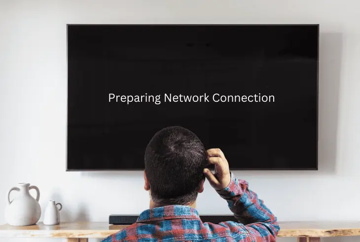 why verizon fios box stuck on preparing network connection