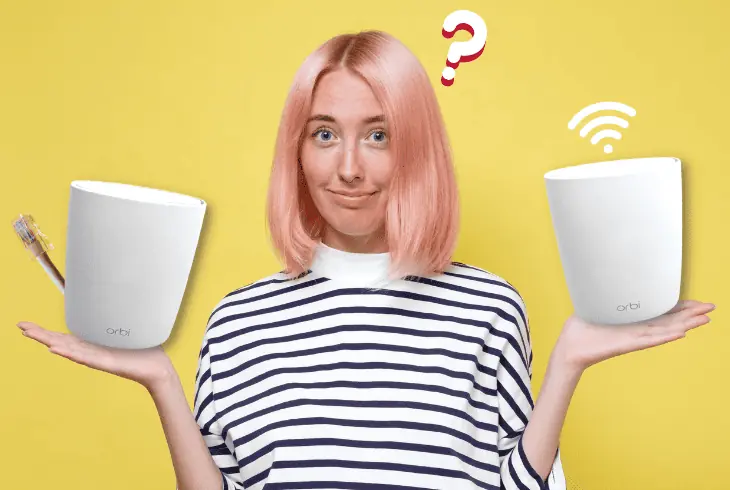 wired or wireless orbi connection - how to know