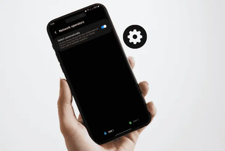 activate “automatic network selection”
