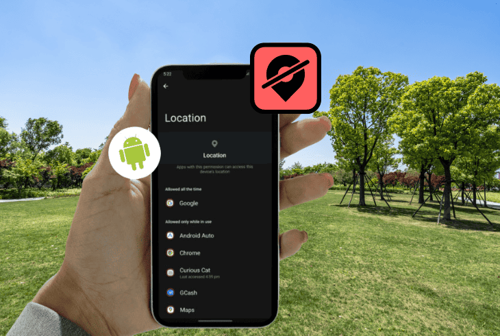 how to stop sharing location on android