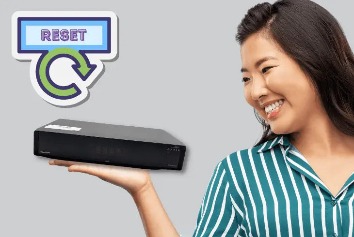 breezeline reset cable box to factory settings