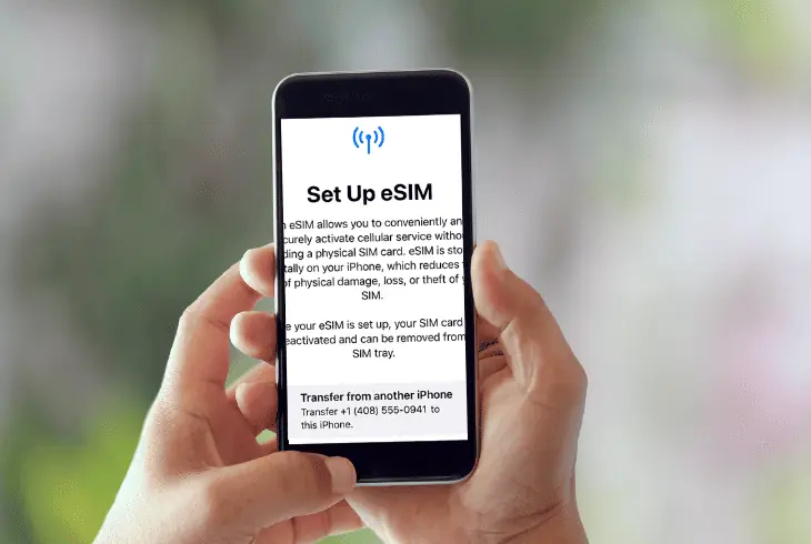 can add esim even phone locked