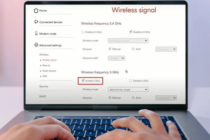 how change the channel on your 5ghz wifi