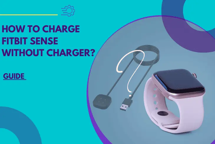 how to charge fitbit sense without charger