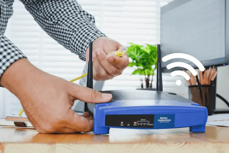 check the connection using your computer