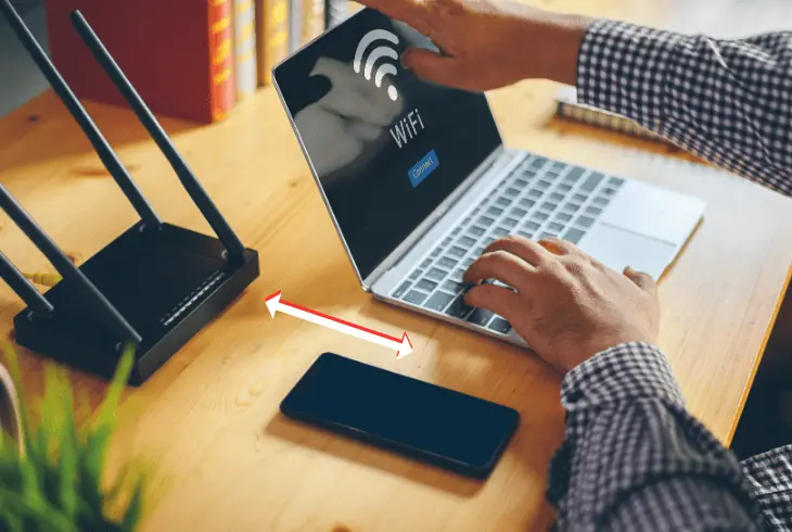 close wifi device’s proximity