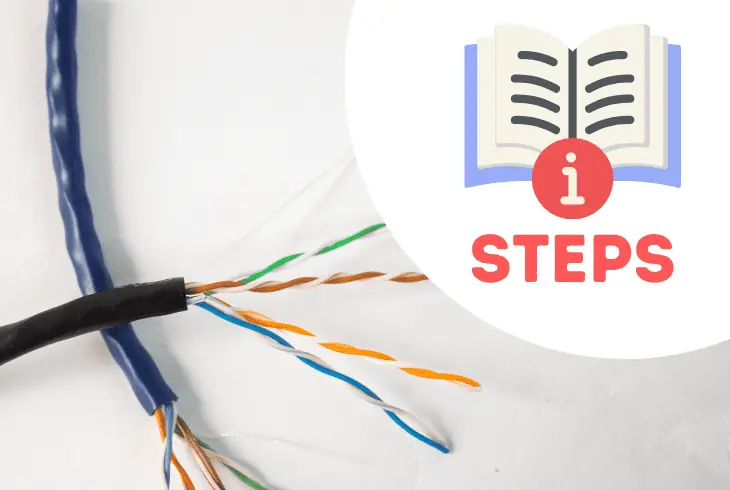 steps to terminate ethernet cable