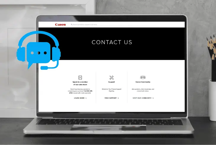 contact canon customer support
