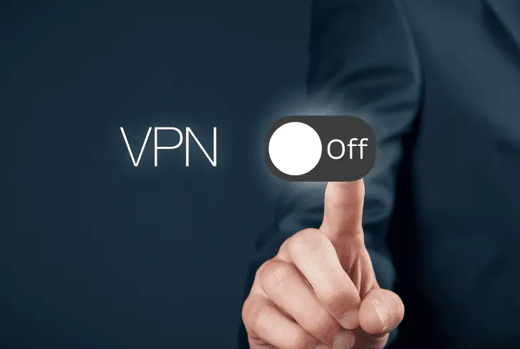 deactivate any vpn services