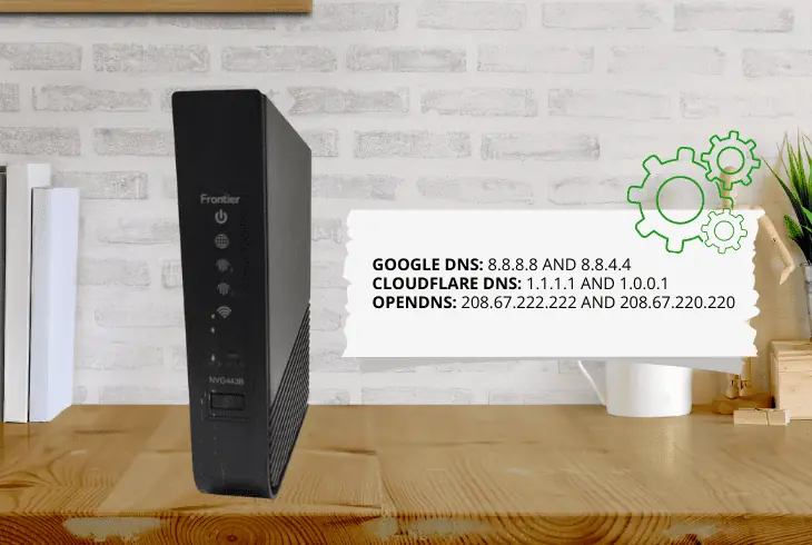 change the dns settings