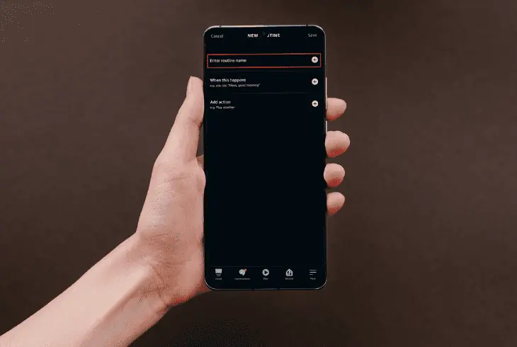 edit alexa routines