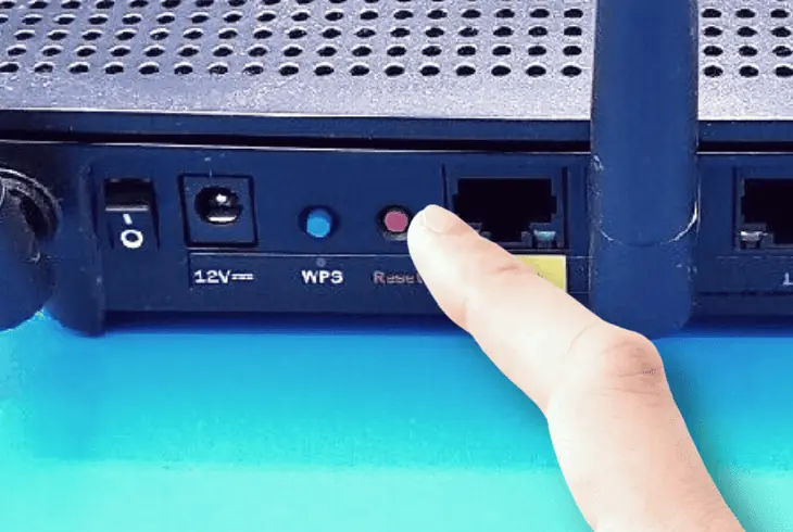 factory reset the linksys router