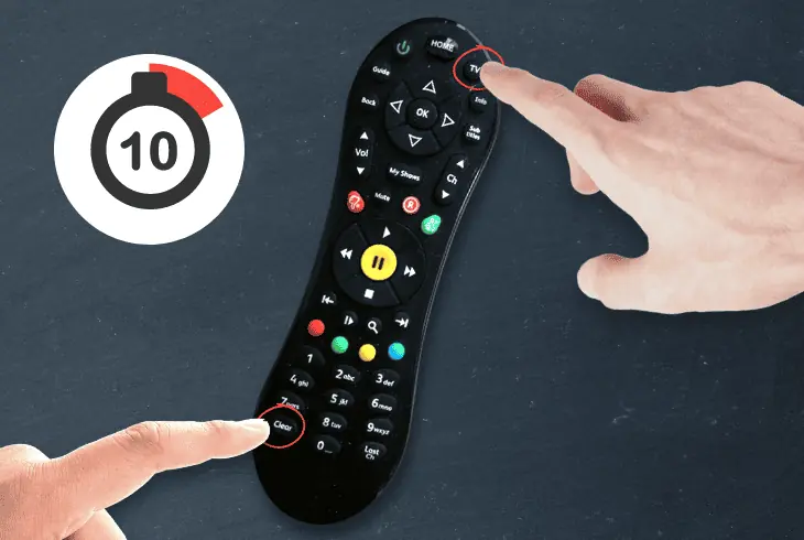 factory reset the virgin media remote