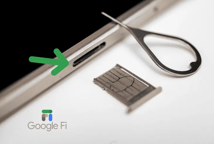 reseat the google fi sim card